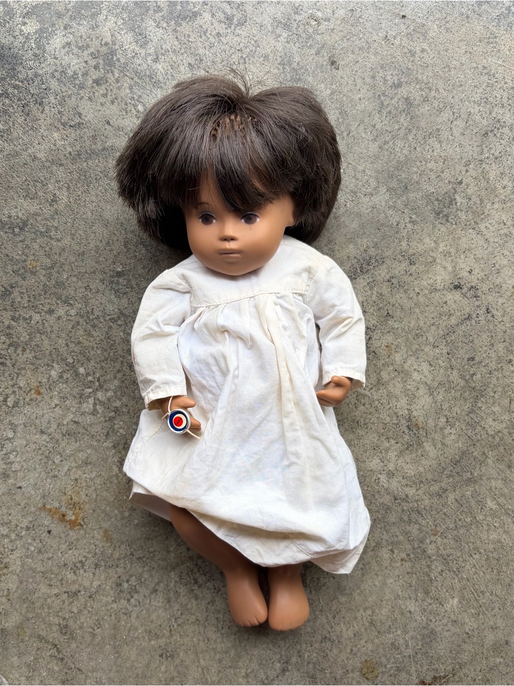 Vintage Sasha Baby Doll Ginger Black Hair